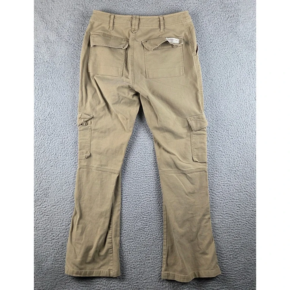 Y2K Abercrombie & Fitch Pants Women's 10 Bootcut Trouser Button Fly Cargo Skater